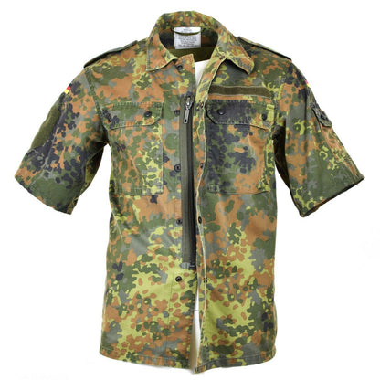 German Army Short Sleeve Shirt Flecktarn