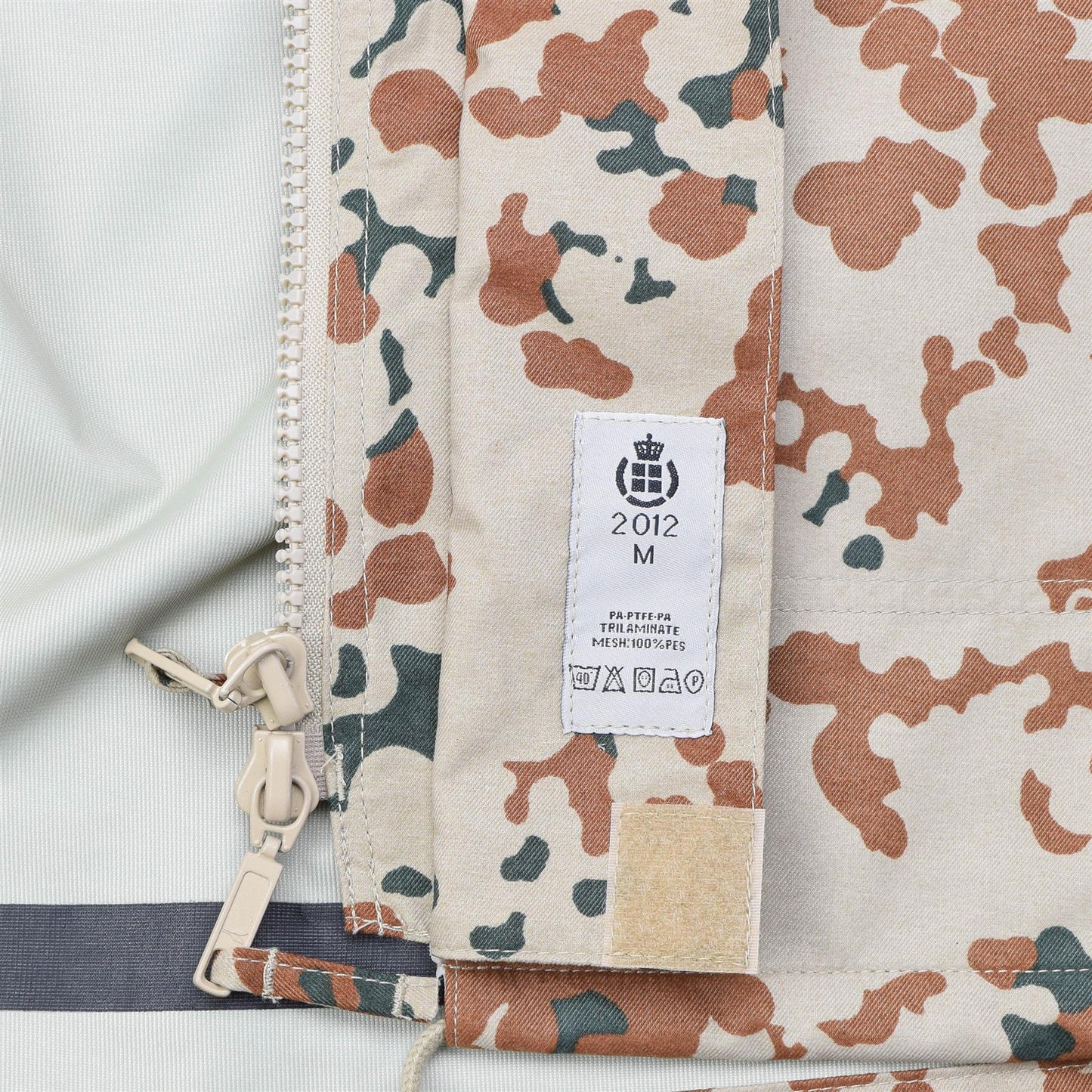 Danish army rain jacket waterproof with hood M84 desert print