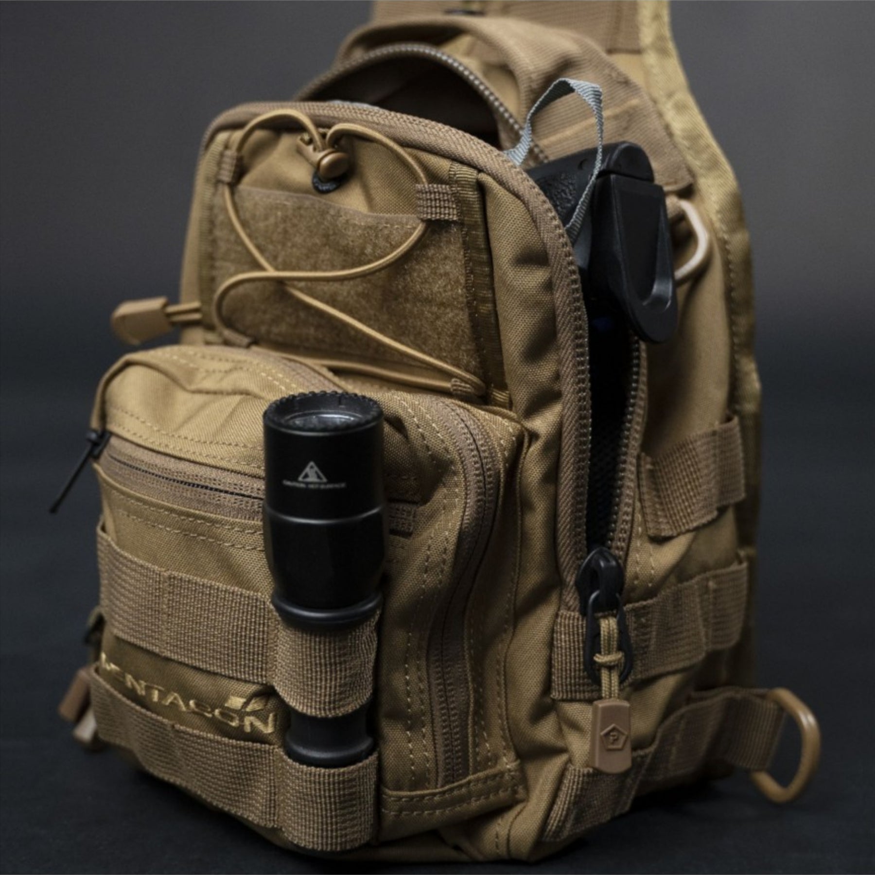 PENTAGON UCB 2.0 Chest krepšys 7L su MOLLE sistema, taktinis, kompaktiškas, 500D nailono, patogus nešiojime.