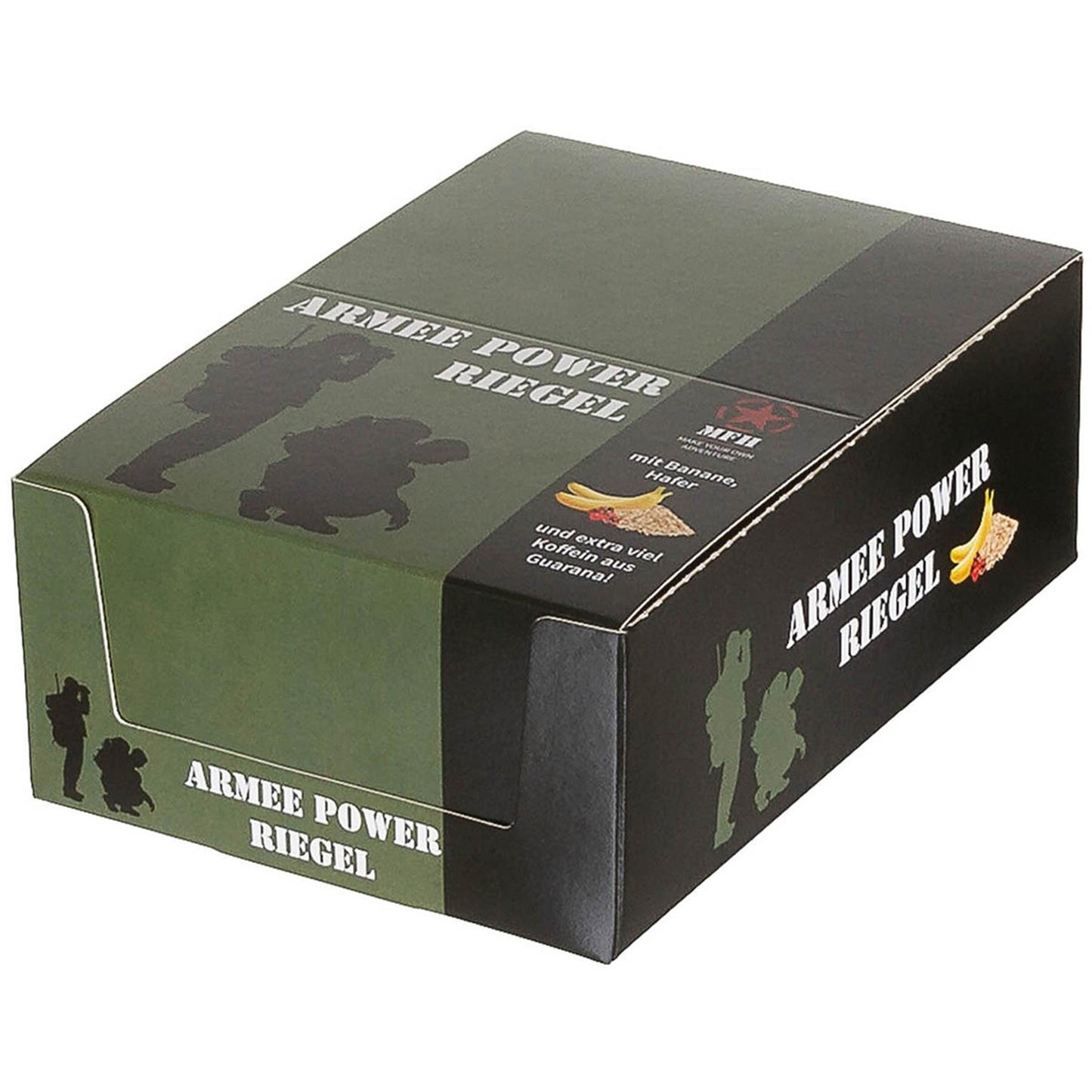 MFH armijos energetinis batonėlis 60 g banano ir guarano skonio