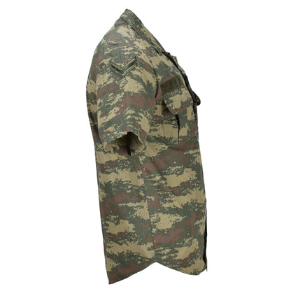 Turkish army shirt with short sleeves