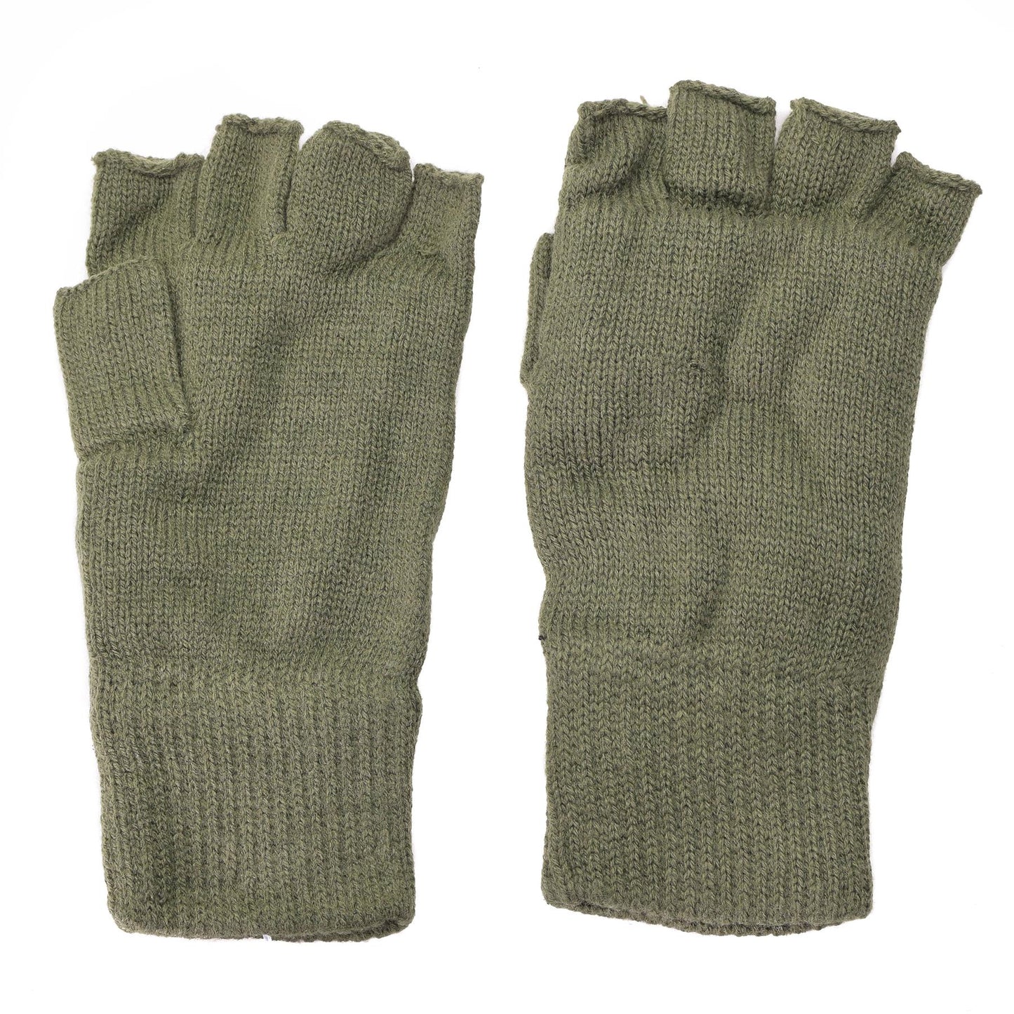 MIL-TEC warm fingerless gloves with Thinsulate lining, olive color