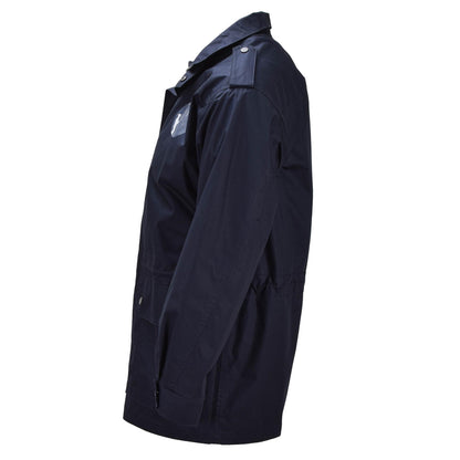 Olandijos kariuomenės parkos tipo striukė su žvėjo logotipu mėlyna