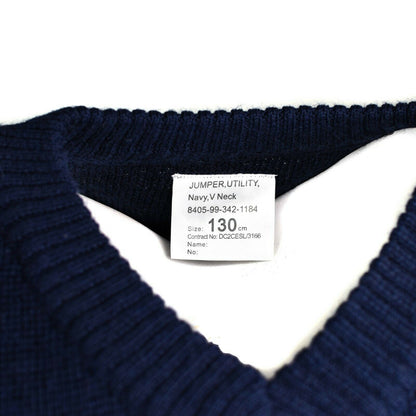 United Kingdom Police V-neck sweater in blue color