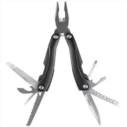 MIL-TEC multifunkcinis įrankis su patikimu slipjoint užrakto mechanizmu ir 9 funkcijomis viename kompaktiškame įrankyje.