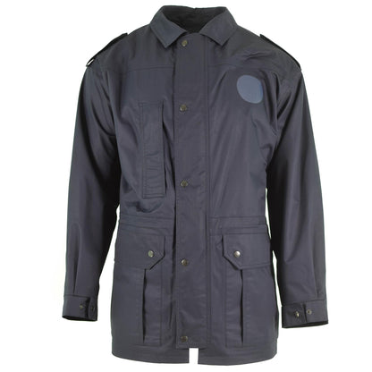 Dutch police force parka-style jacket in blue