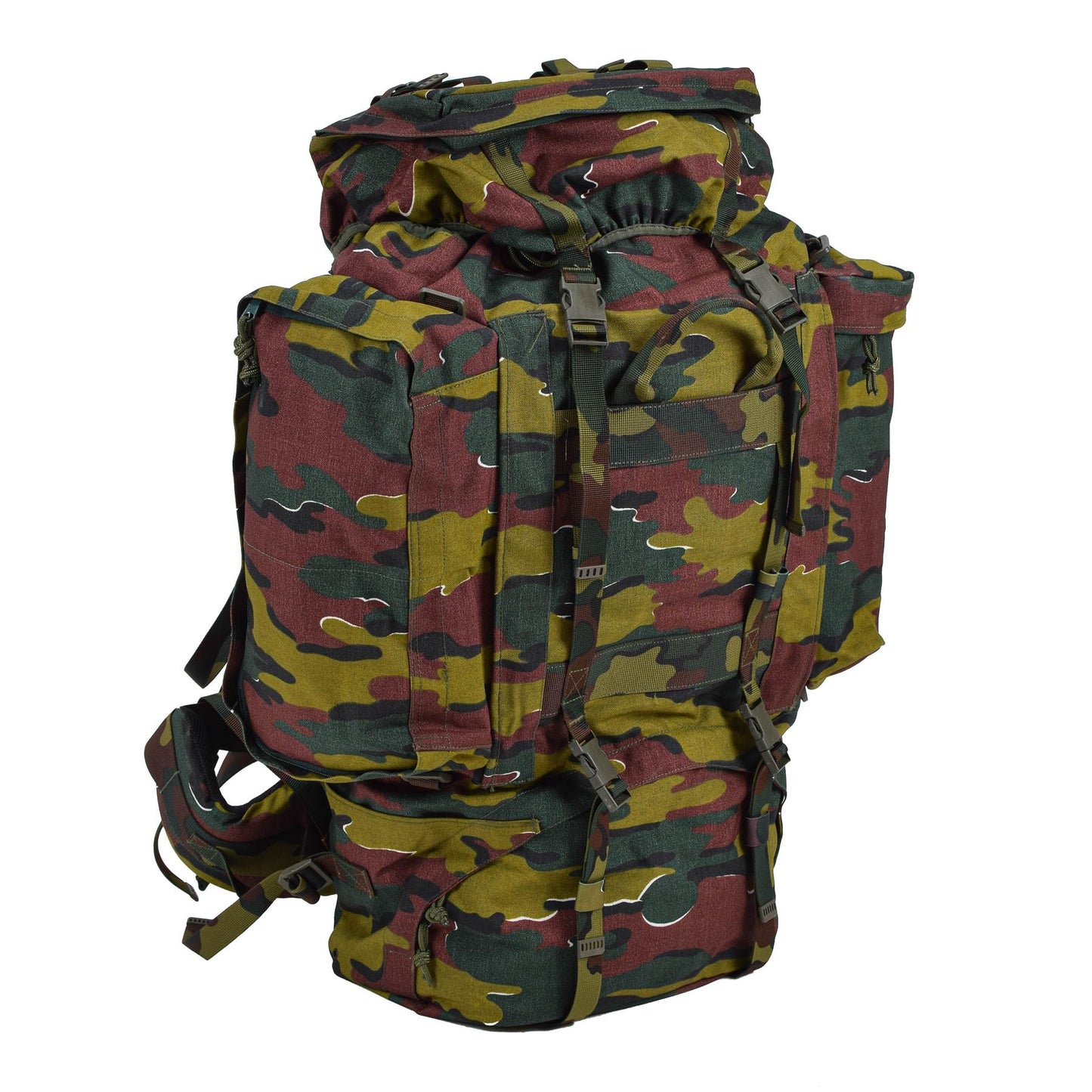 Belgian army tactical hiking backpack waterproof 120 liters Jigsaw print