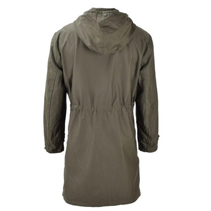 German army parka type jacket with a hood Olive