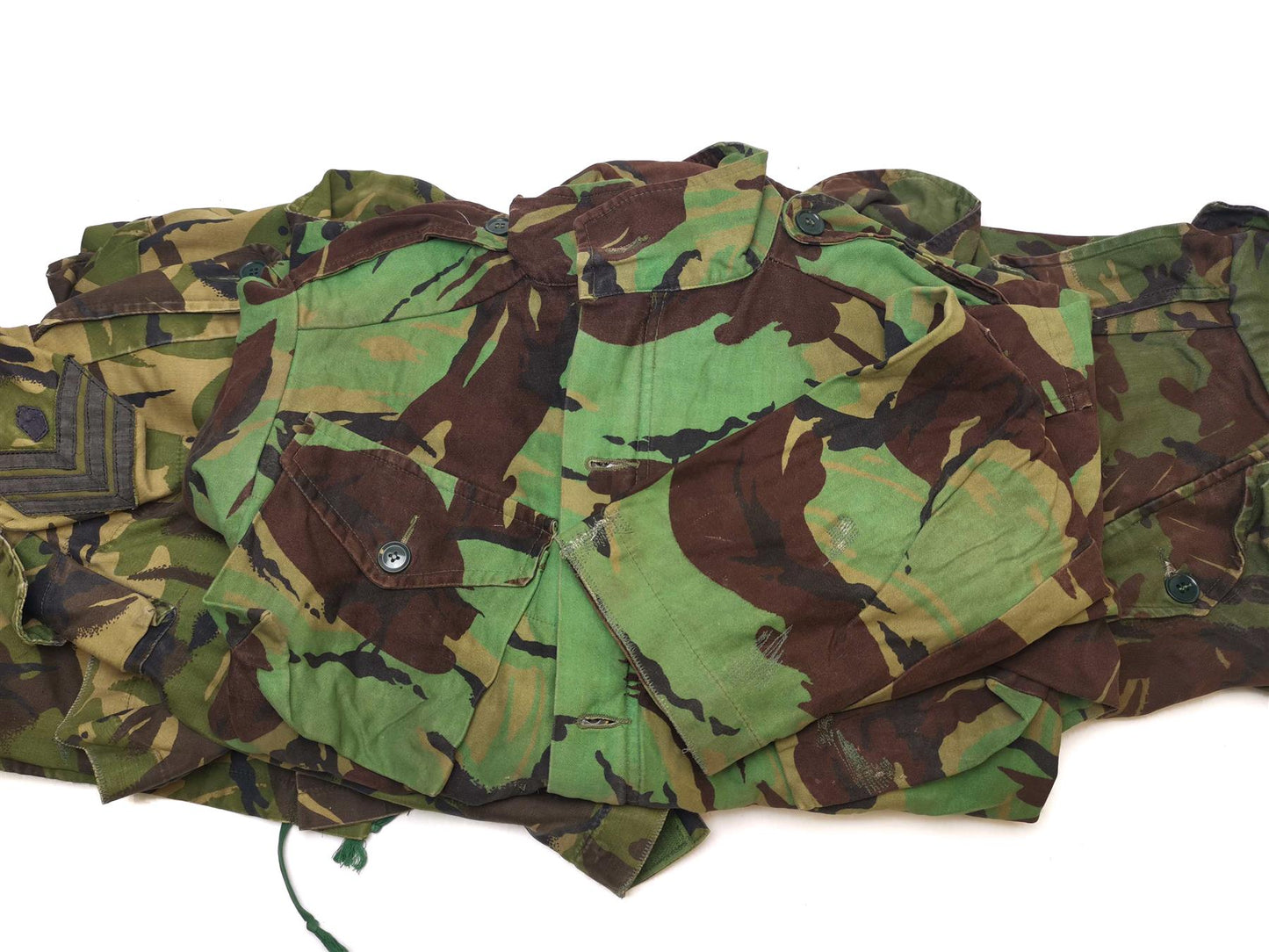 British Army Tactical Smock Style Jacket Woodland Print