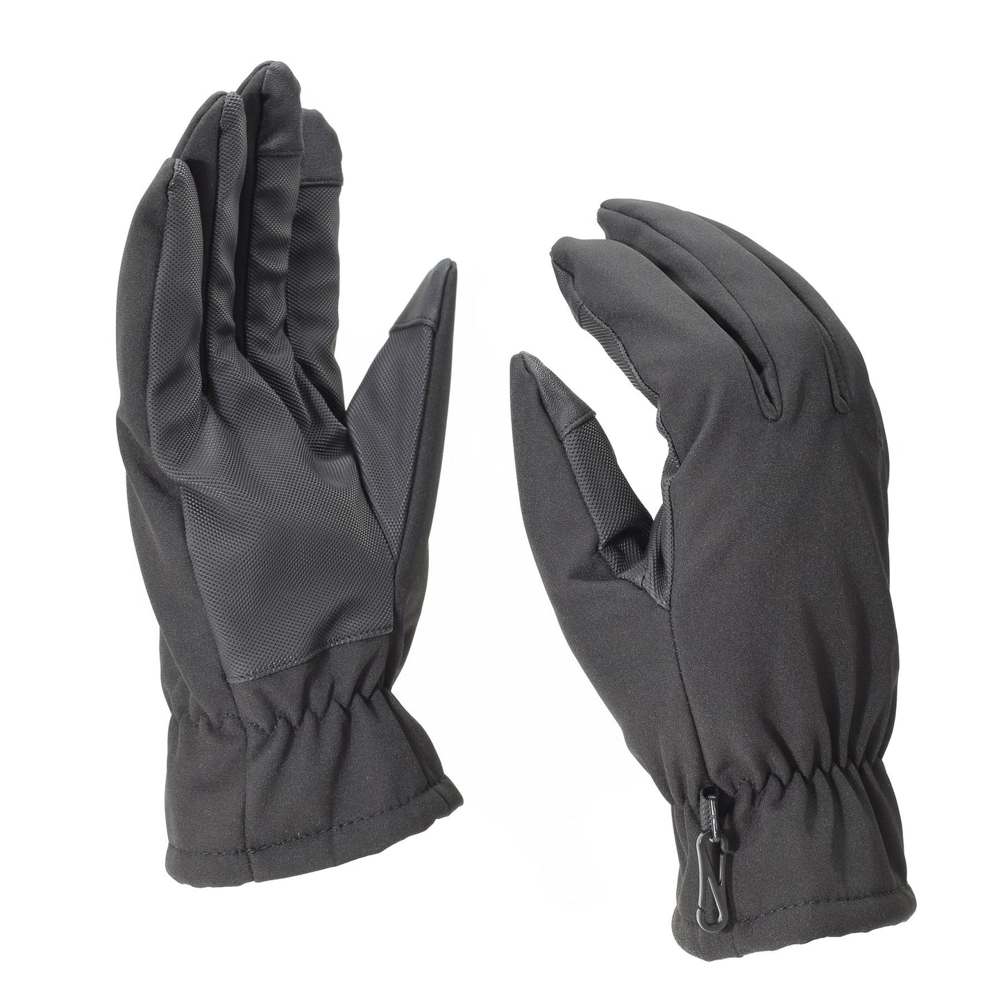 MIL-TEC men's winter gloves Softshell lining Black