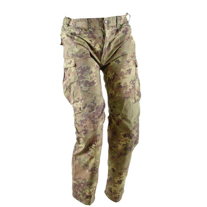 Italian army tactical rip stop pants Vegetato print