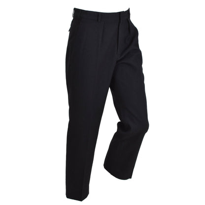 Jungtinės Karalystės karinio jūrų laivyno vilnonės kelnės juodos