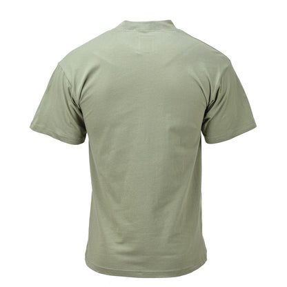 Czech military shirt with short sleeves, olive color