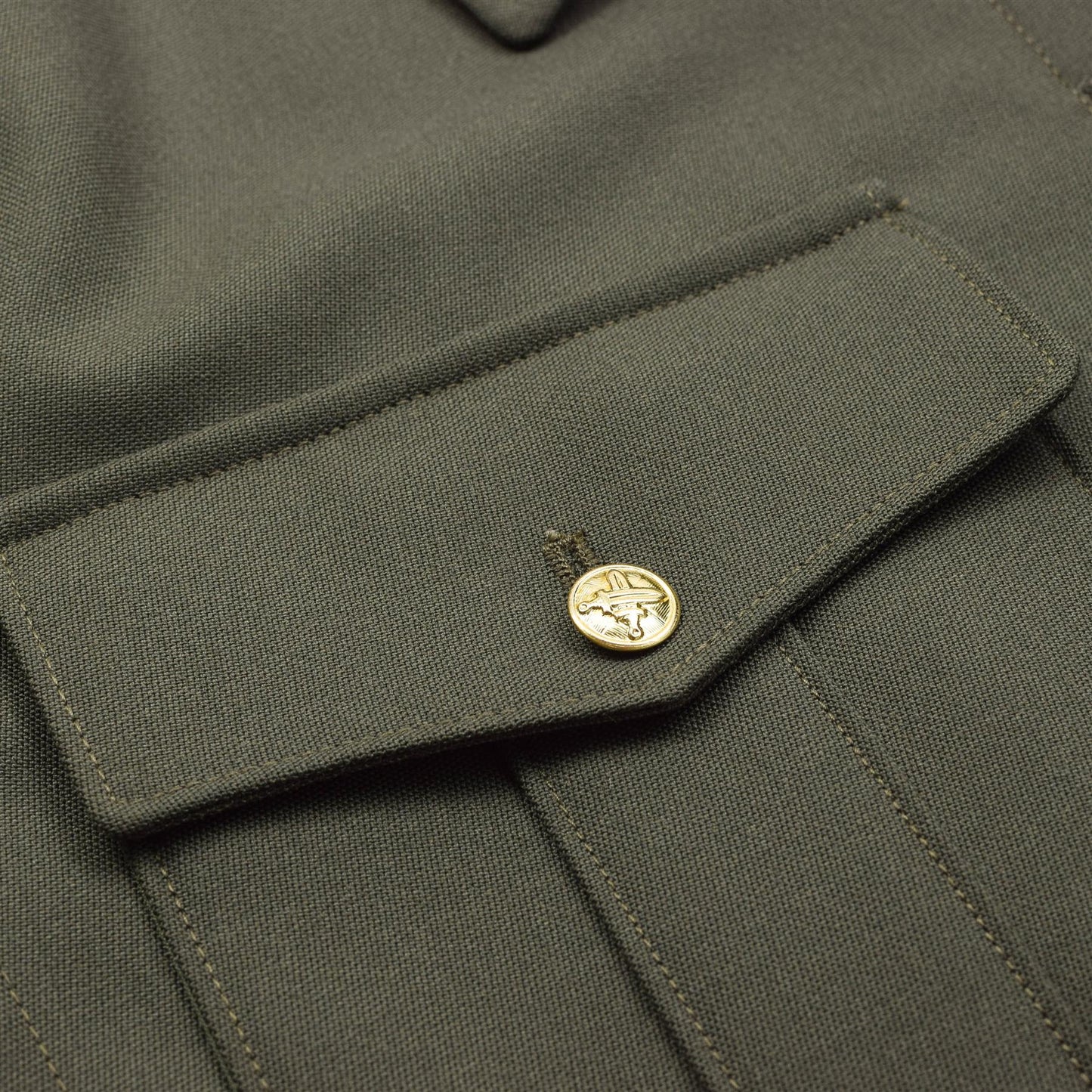 Daily jacket of the Czech army in green color