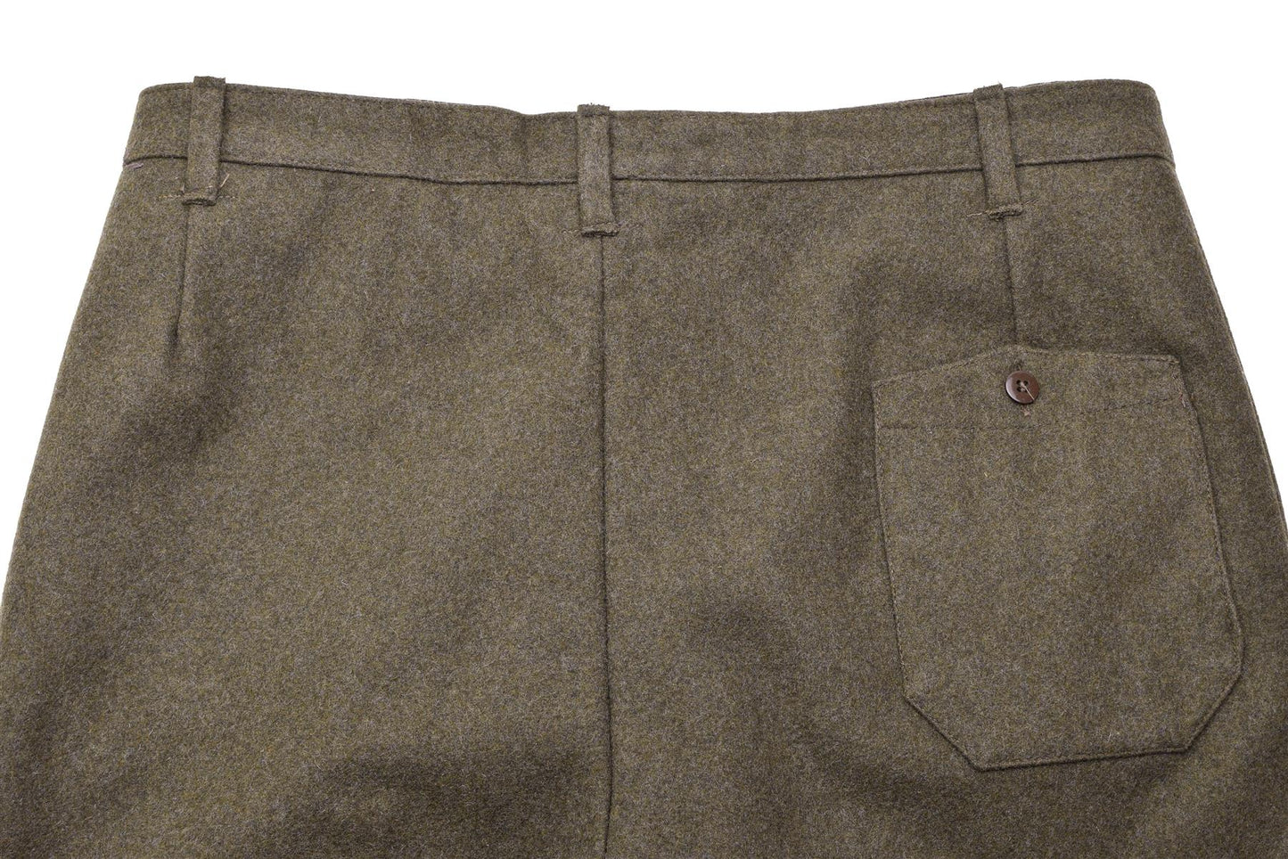 Italian army formal trousers in brown wool