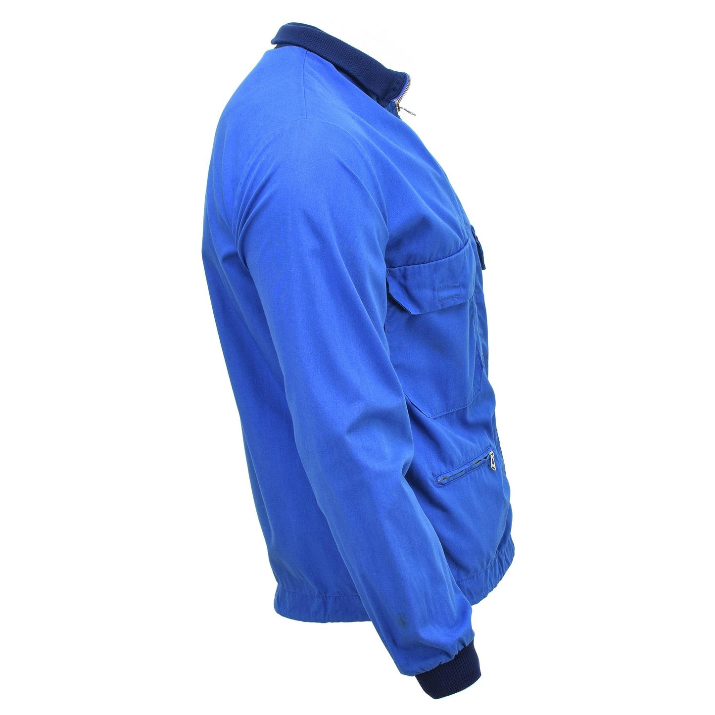 Swedish army zip-up sports jacket Blue