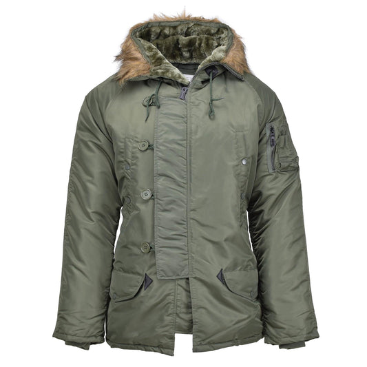 MIL-TEC United States Style N3B Hooded Parka Olive