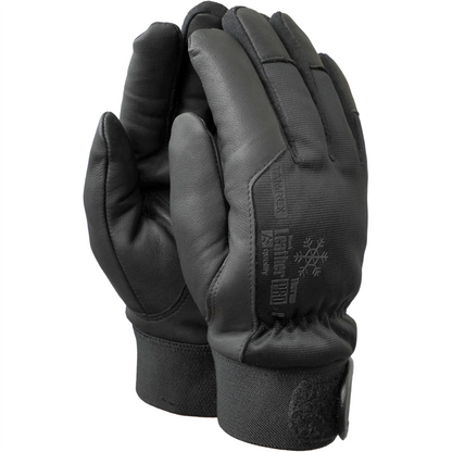 TAMREX A+ LeatherPRO žieminės pirštinės su Thinsulate G80 izoliacija juodos