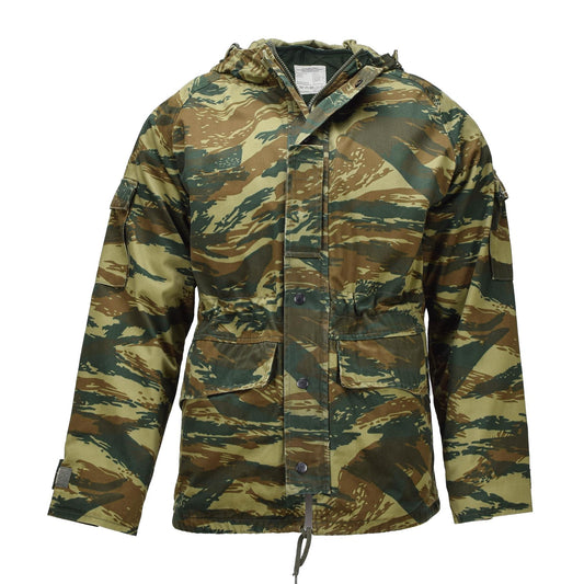 Graikijos kariuomenės M65 parka su pamušalu Lizard marginimo