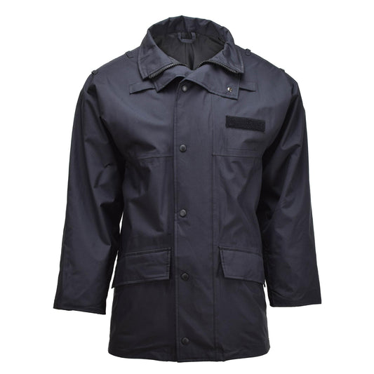 British army waterproof jacket in black