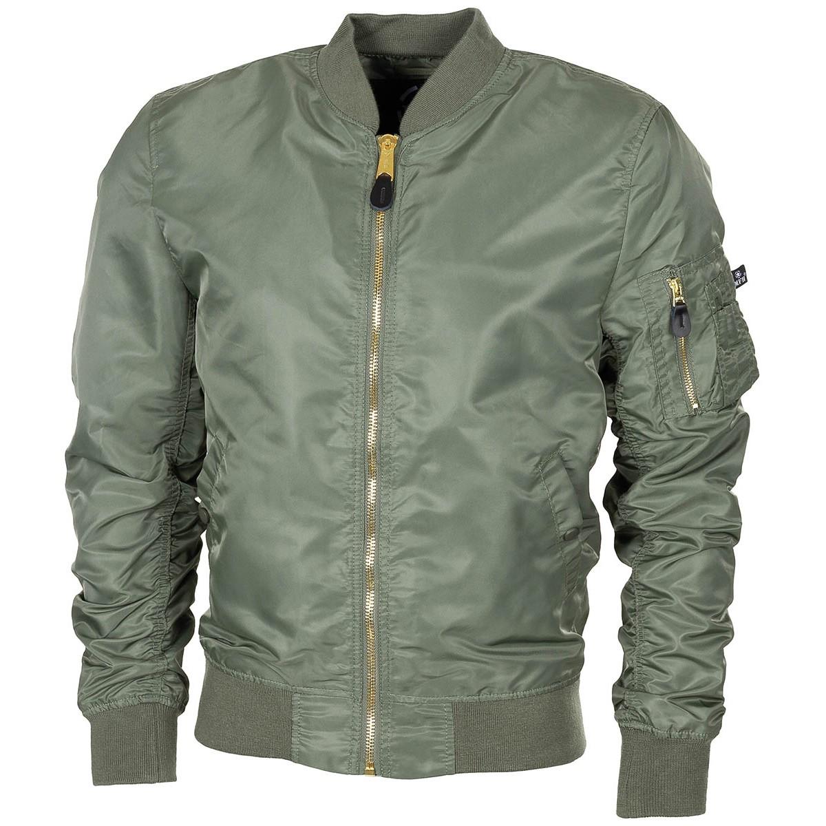 MFH United States Air Force Bomber Style Jacket Olive