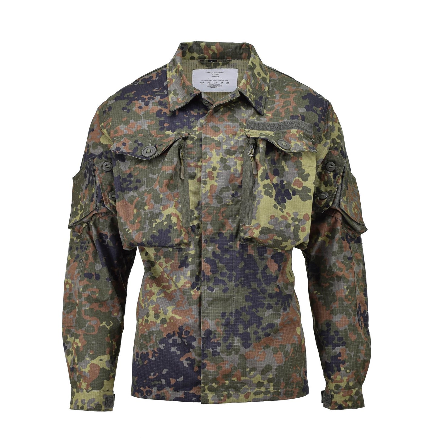 TACGEAR German army style jacket in Flecktarn print 