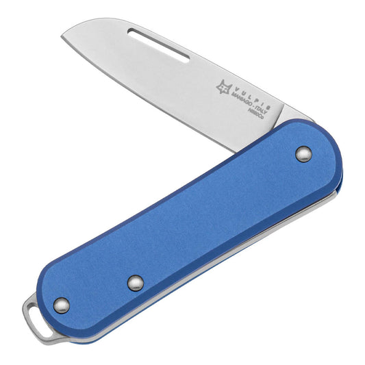 Fox Knives VULPIS FX-VP108 SB folding pocket knife made of N690Co steel blue