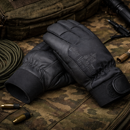 TAMREX A+ LeatherPRO žieminės pirštinės su Thinsulate G80 izoliacija juodos