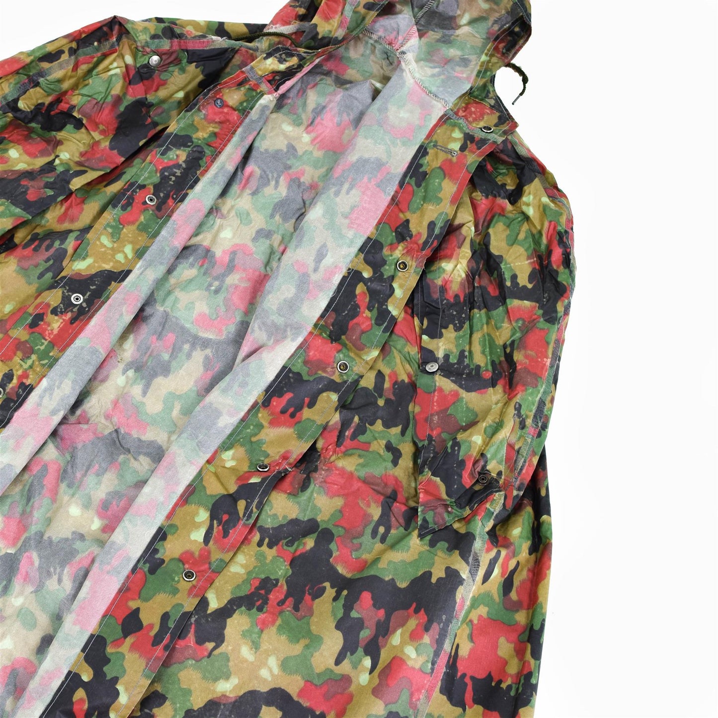 Swiss army tactical waterproof poncho Alpenflage print