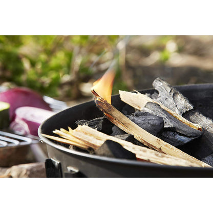 Light My Fire easily ignites natural wood chips for campfires