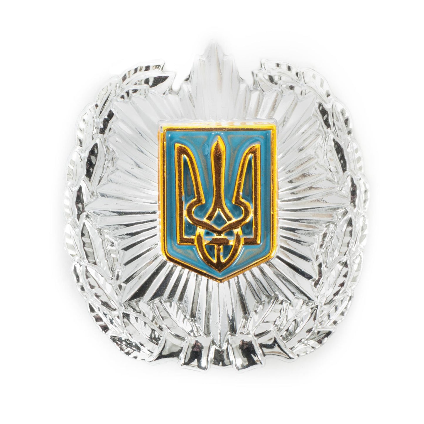 Ukrainian police force cap badge