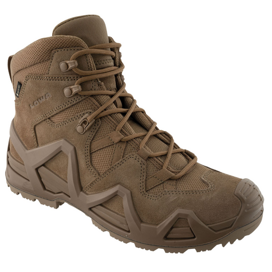 OWA Zephyr MK2 GTX Mid neperšlampami taktiniai batai su Gore-Tex membrana Coyote