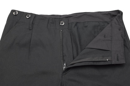 MFH German Army Style Uniform Pants with Pockets Black