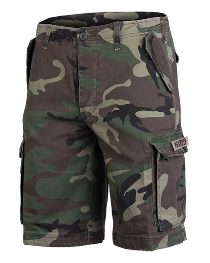 MIL-TEC German Army Style Shorts Woodland Print