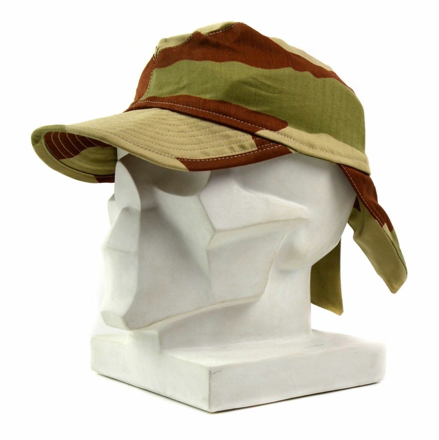 French military hat with a peak in desert print