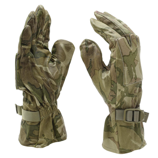 British Army Tactical Leather Gloves MTP