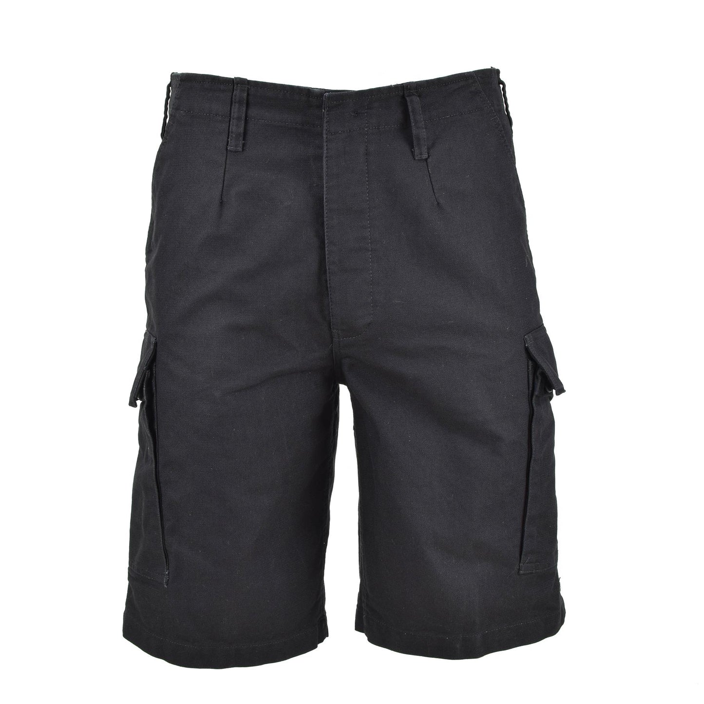 MIL-TEC Military Style Black Moleskin Shorts