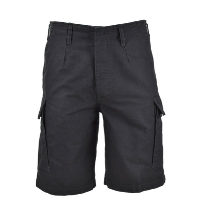 MIL-TEC Military Style Black Moleskin Shorts