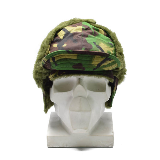 British army winter hat with ear flaps