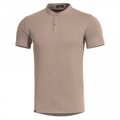 PENTAGON Romeo 2.0 Henley marškinėliai su kvapus mažinančia medžiaga, medvilniniai, lengvi ir patogūs.