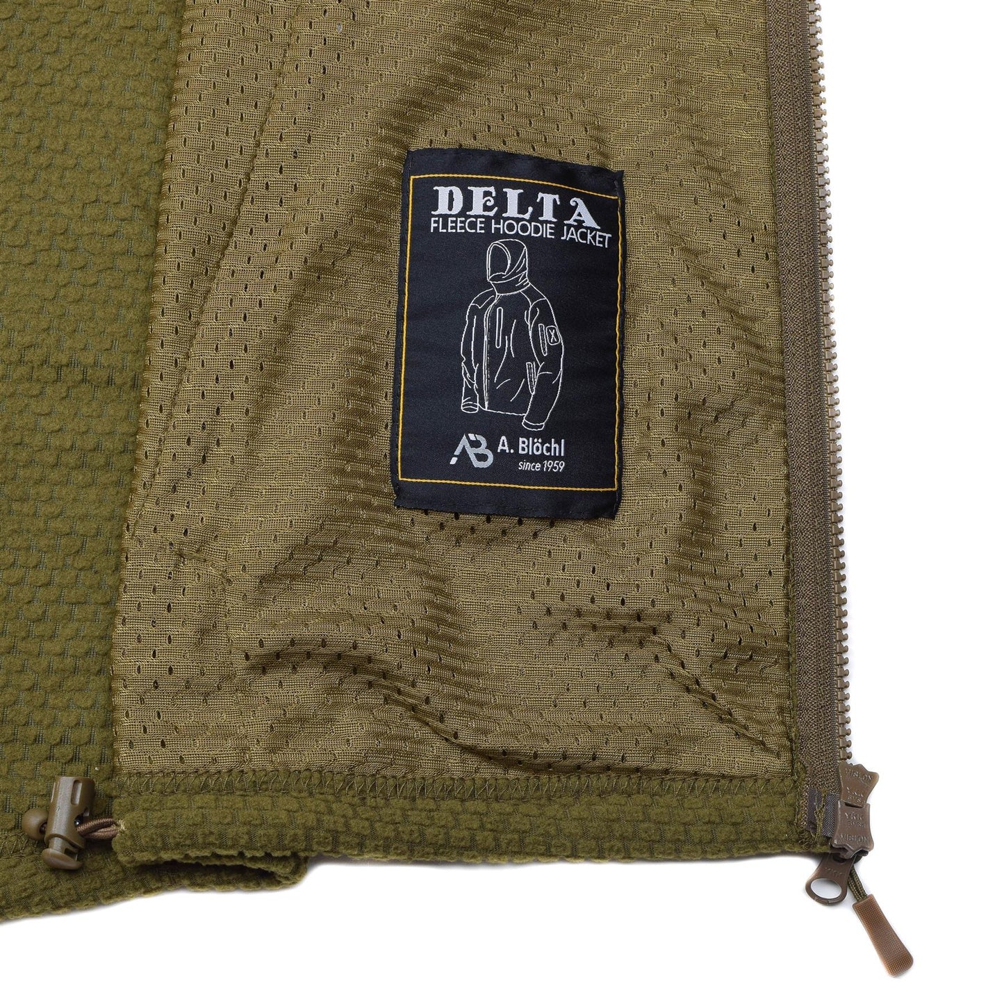 Blochl warm fleece jacket in Coyote color