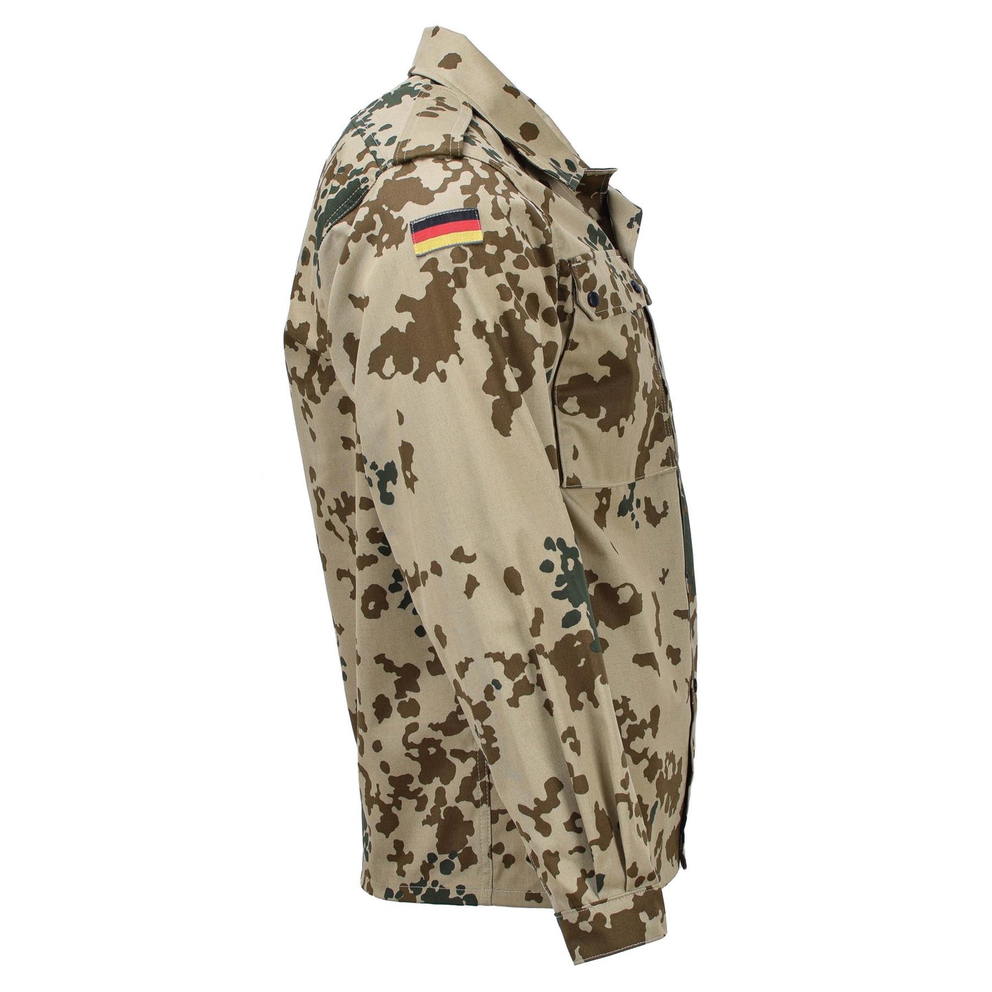 Leo Kohler Military Style Tactical Field Shirt Torpentarn Print