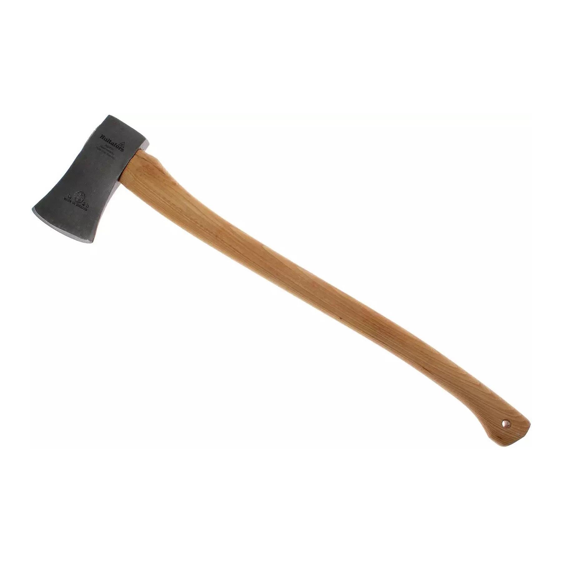 HULTAFORS FELLING AXE HY 10-1,2 SV anglies plieno kirvis su medine hikorio rankena medžių kirtimui.
