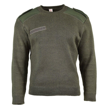 French army sweater in olive color