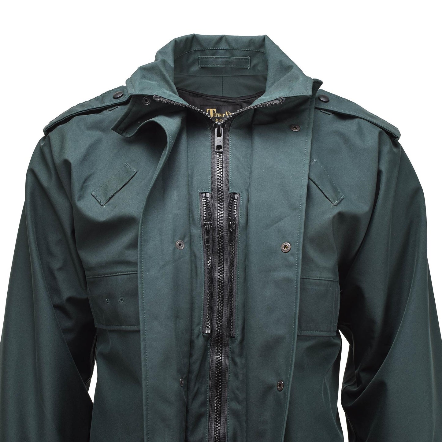 UK Police Waterproof Jacket Parka Style Green