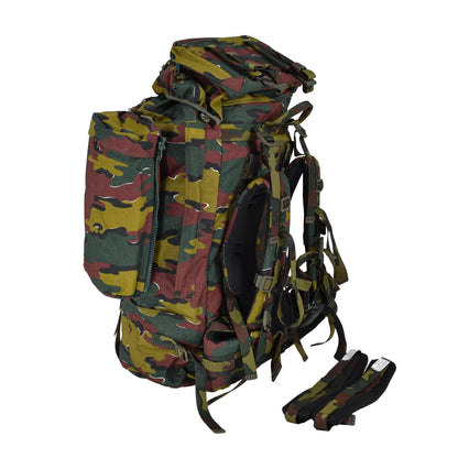 Belgian army tactical hiking backpack waterproof 120 liters Jigsaw print