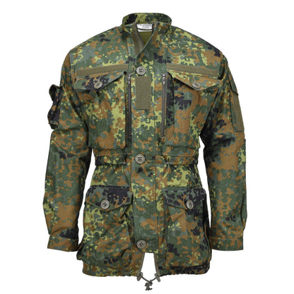 Leo Kohler Tactical Smock Style Jacket Flecktarn Print