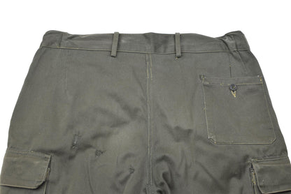 Italian army work pants olive color