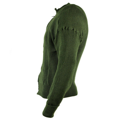 Swedish army zip-up sweater Green