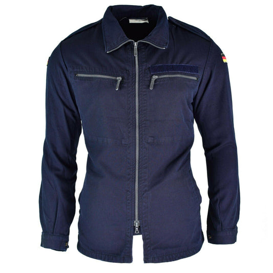 German Navy Zip Up Jacket Blue